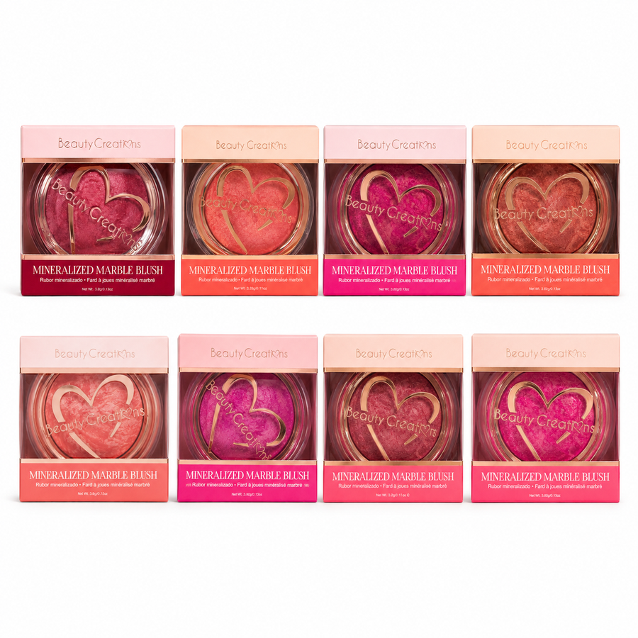 Rubor Mineralizado Marble Blush Beauty Creations – Color Luminoso y Natural