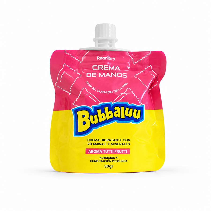 Crema de Manos Bubbaluu – Hidratación con Aromas Deliciosos