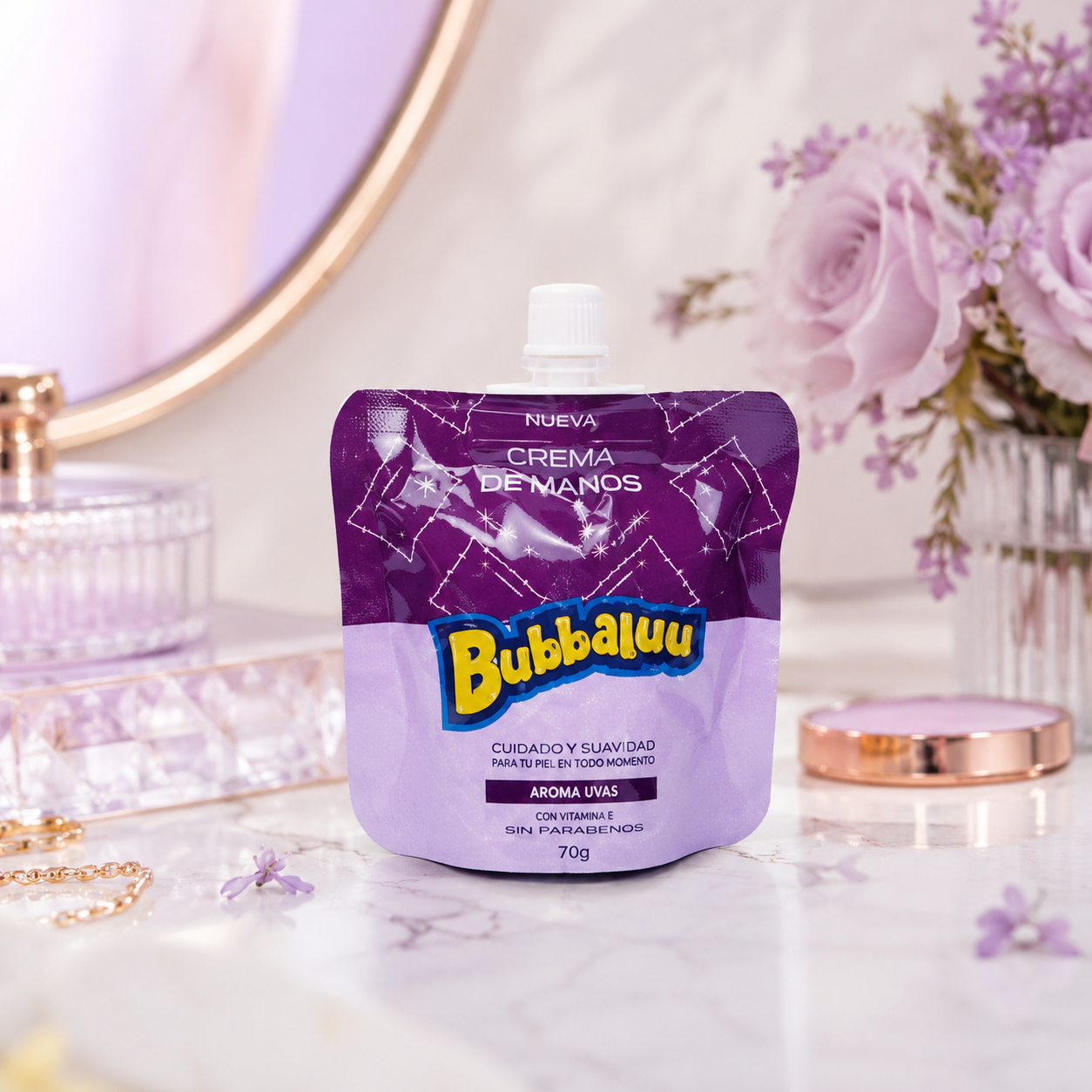 Crema de Manos Bubbaluu – Hidratación con Aromas Deliciosos