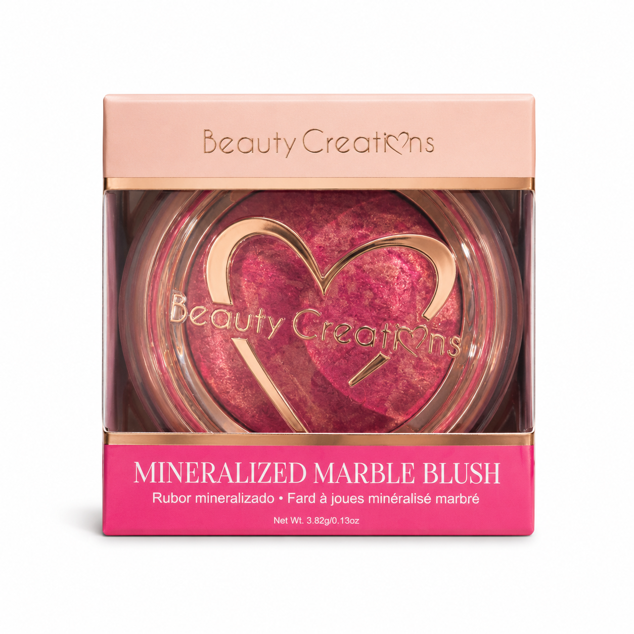 Rubor Mineralizado Marble Blush Beauty Creations – Color Luminoso y Natural