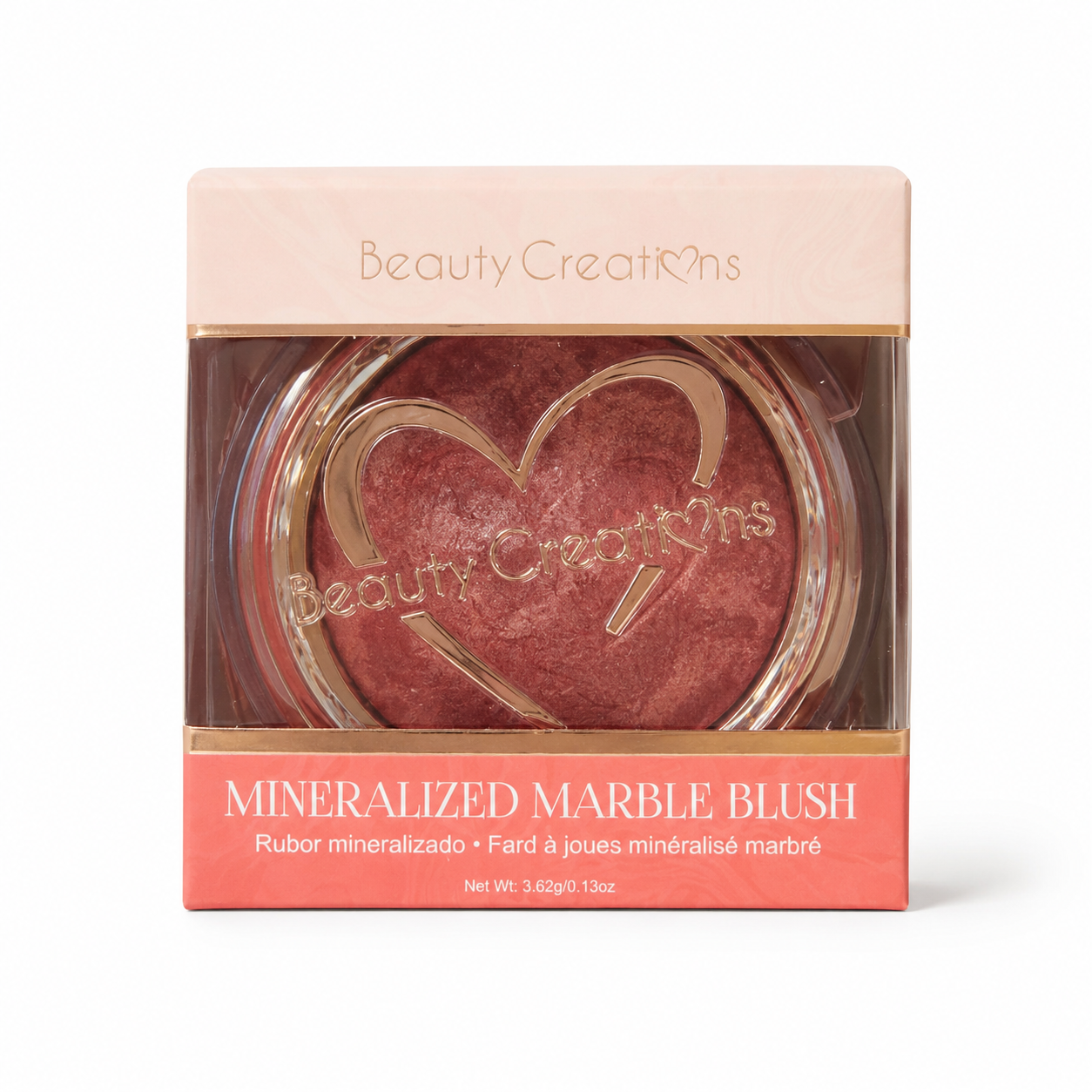 Rubor Mineralizado Marble Blush Beauty Creations – Color Luminoso y Natural