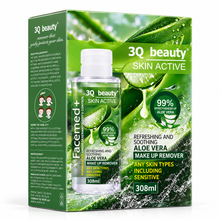 Desmaquillante 3Q Beauty Skin Active con Pétalos – Aloe Vera