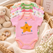 Set de 5 Bodys para Bebé Niña Talla 0–3 meses