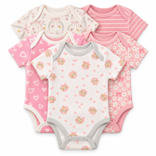 Set de 5 Bodys para Bebé Niña Talla 9–12 meses