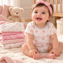 Set de 5 Bodys para Bebé Niña Talla 9–12 meses