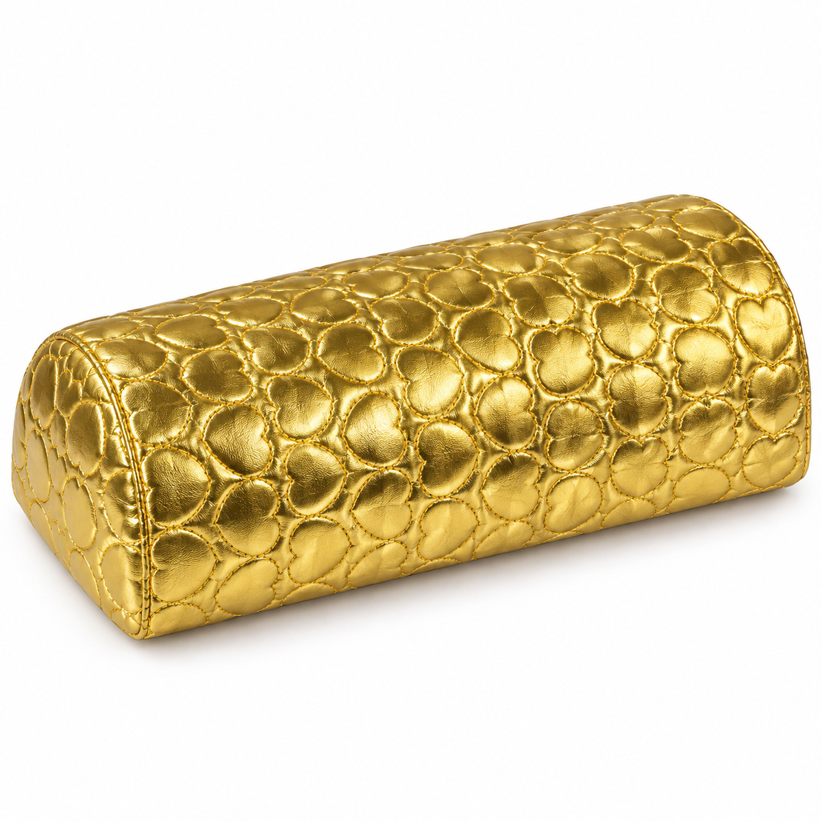 Cojín Posa Manos para Manicure Diseño Corazón Dorado