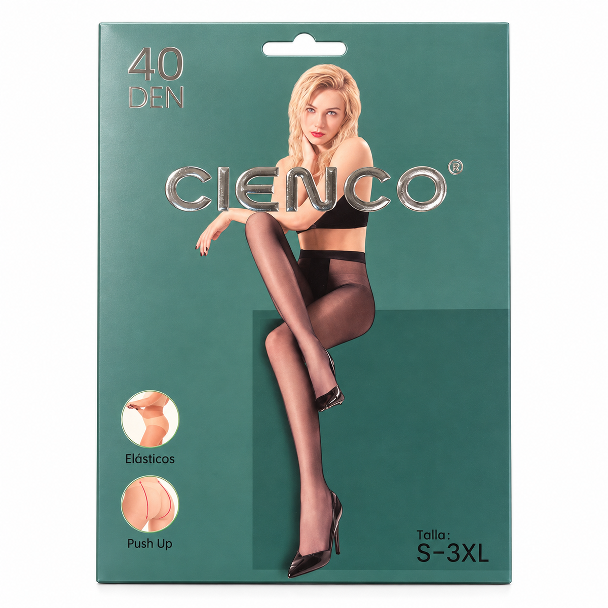 Panty Cienco Negro Talla S–3XL