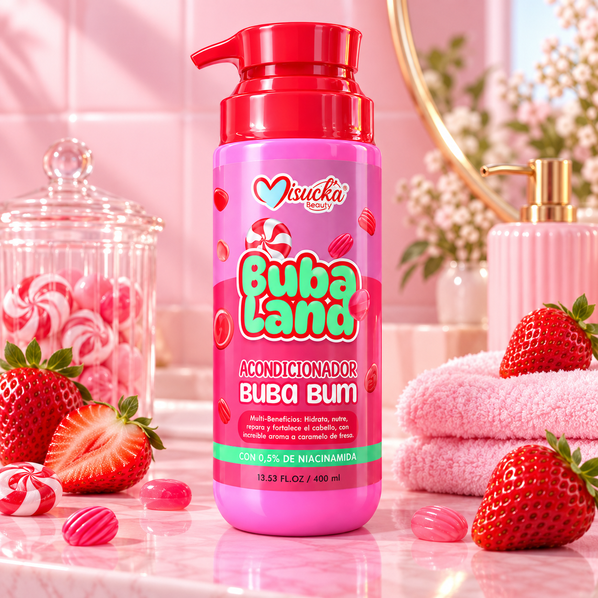 Acondicionador Misucka Buba Land Buba Bum 400 ml