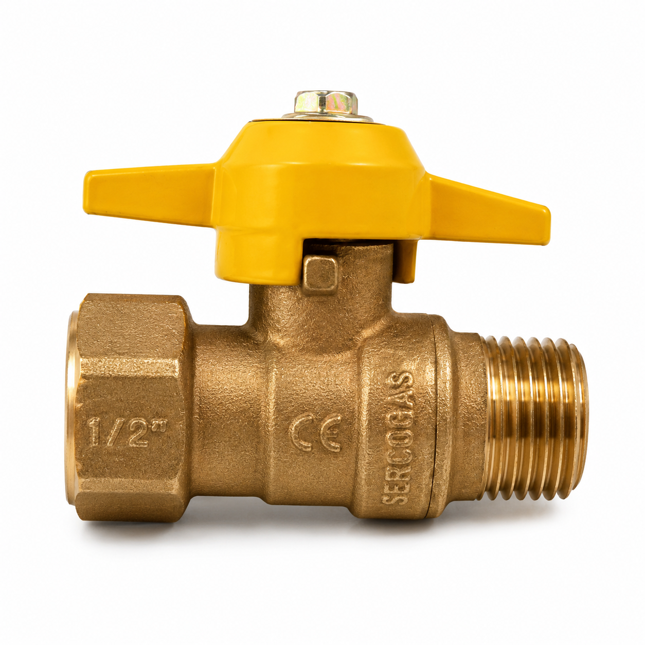 Llave de Paso para Gas Sercogas HI-HE 1/2 SG-22