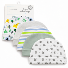 Set de 5 Gorritos para Bebé Little Alpaca Selva Verde