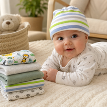 Set de 5 Gorritos para Bebé Little Alpaca Selva Verde