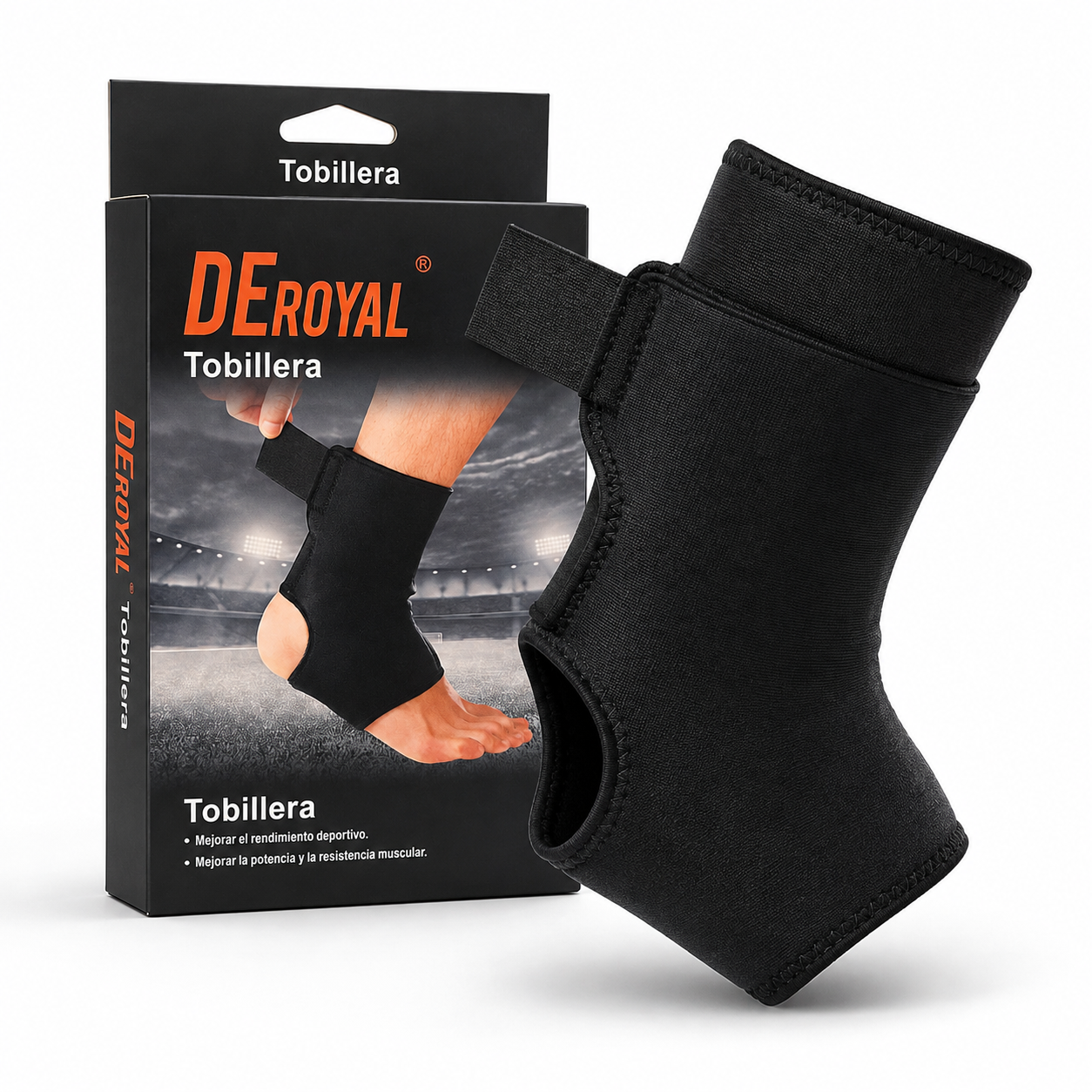 Tobillera Ajustable DeRoyal 98117 con Velcro