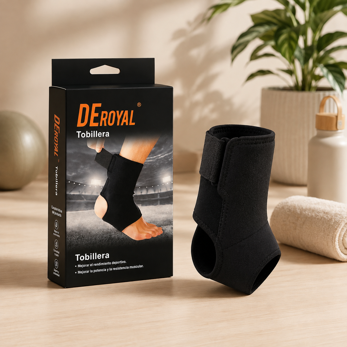 Tobillera Ajustable DeRoyal 98117 con Velcro