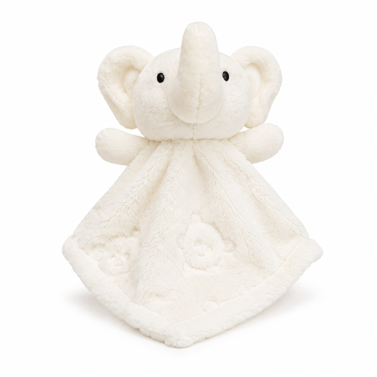 Manta para Bebé Beige Elefante 3D