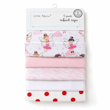 Set de 5 Gorritos para Bebé Little Alpaca Blanco Hada y Lunares