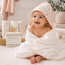 Set de Baño Bebé 6 Piezas Baby Gear Flores