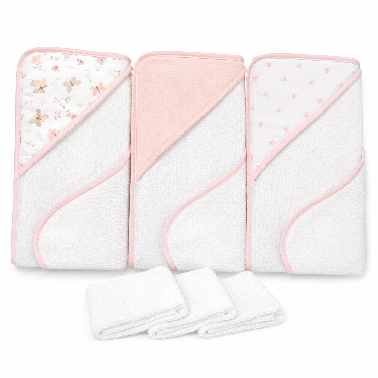 Set de Baño Bebé 6 Piezas Baby Fits Mariposa