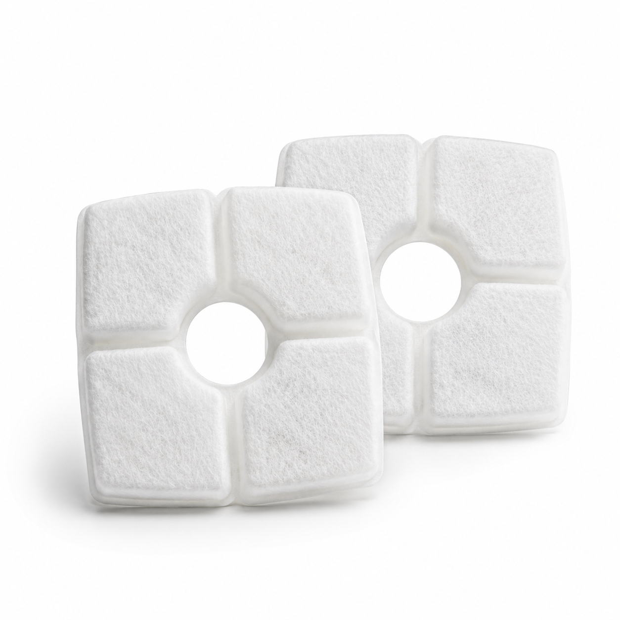 Pack de 4 Filtros Cuadrados de Repuesto para Fuente