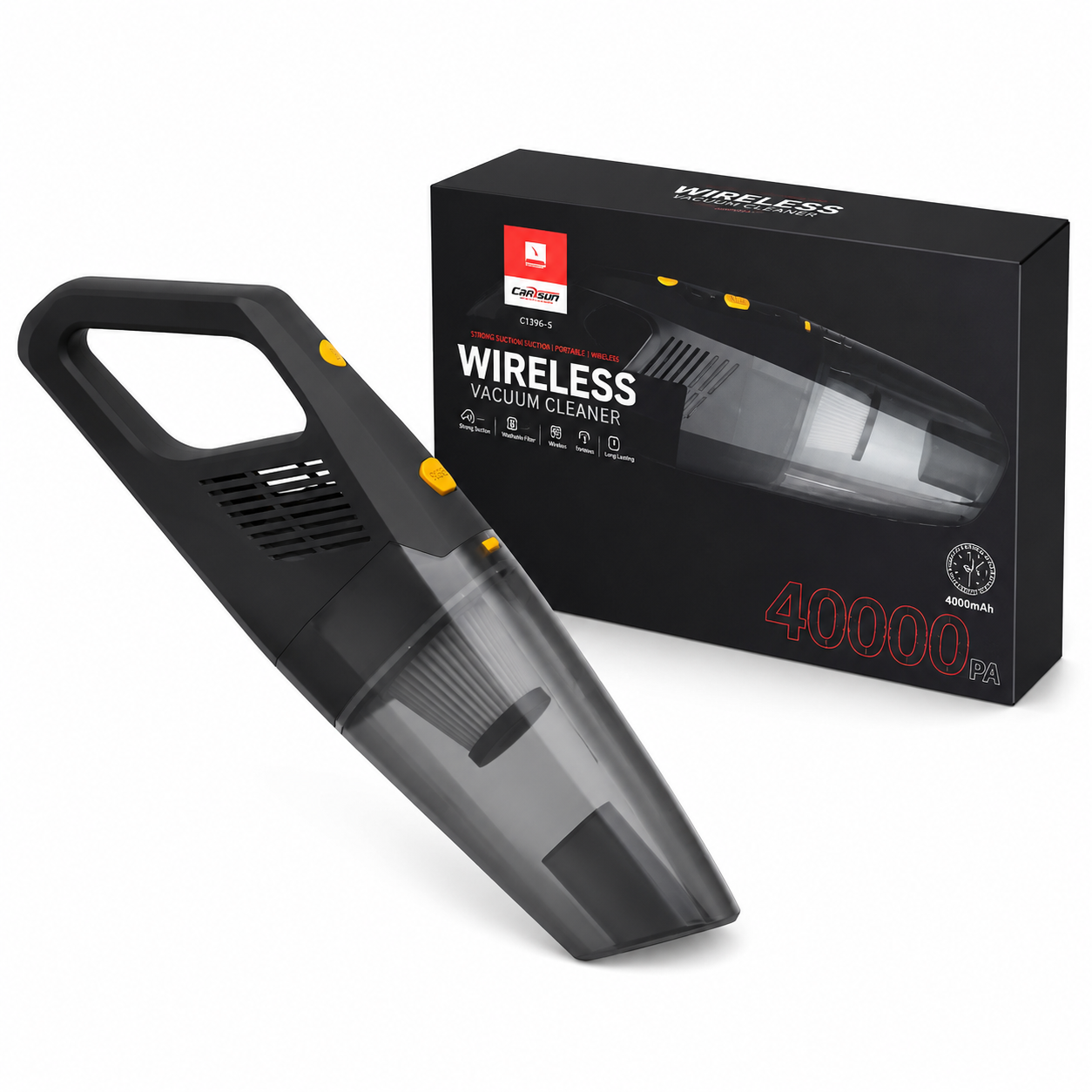 Aspiradora De Auto Hogar y Oficina Portatil Cordless 6000pa. - vista 3 del producto