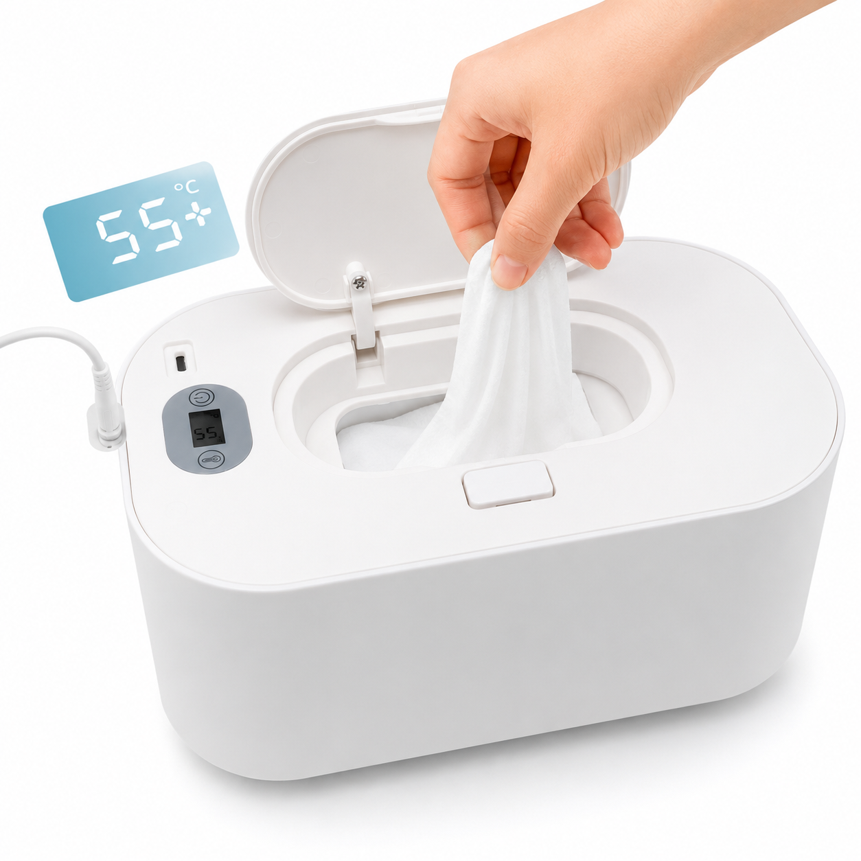 Calentador De Toallitas Húmedas Para Bebés Termostato Usb - vista 3 del producto