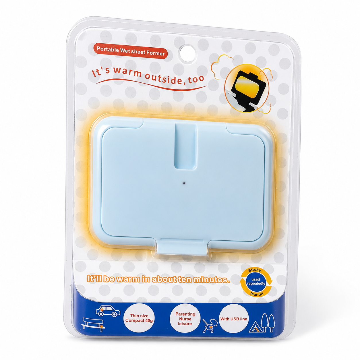 Calentador De Toallas Húmedas Portátil Con Usb Para Bebes - vista 4 del producto