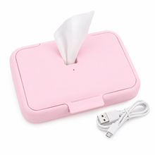 Calentador De Toallas Húmedas Portátil Con Usb Para Bebes - variante CELESTE