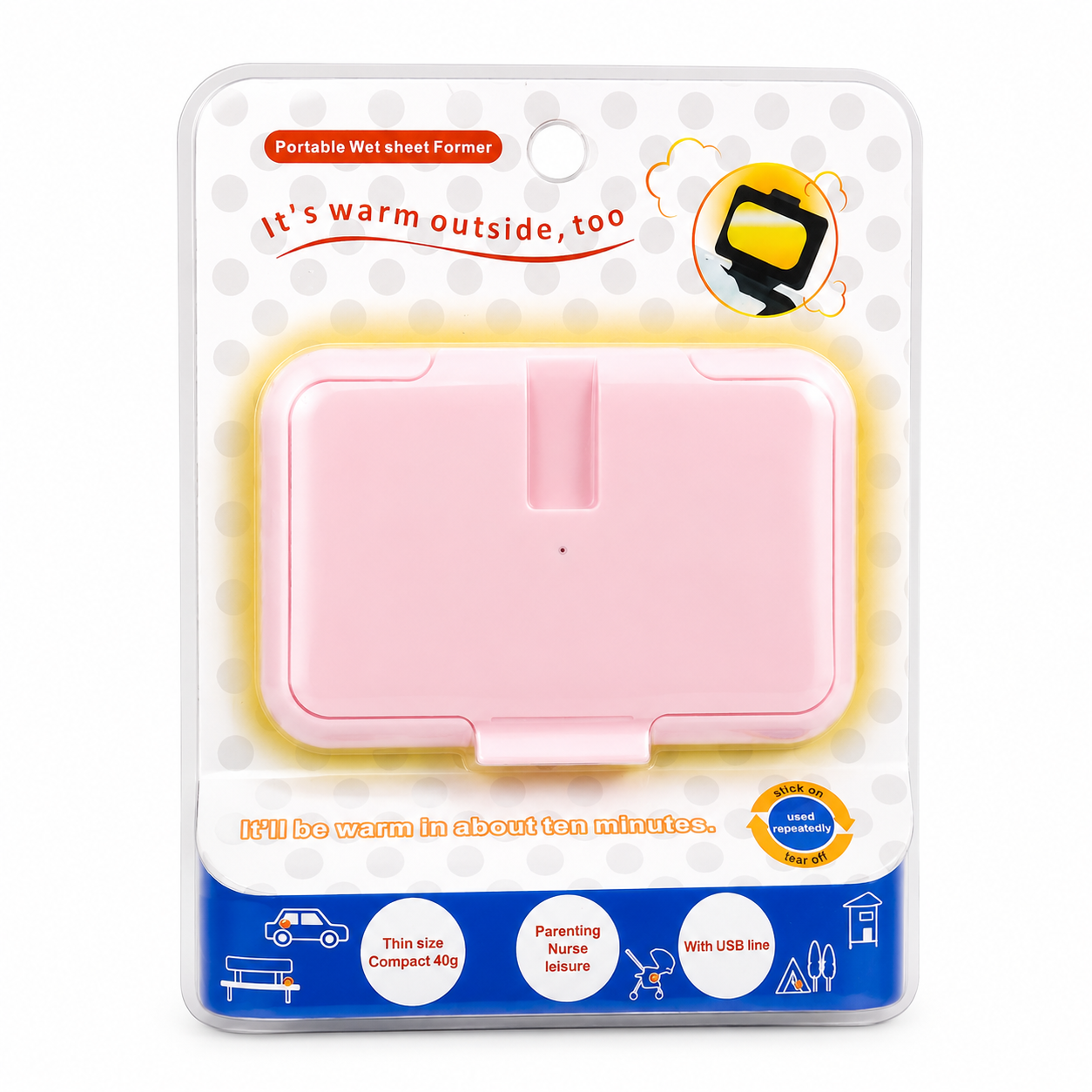 Calentador De Toallas Húmedas Portátil Con Usb Para Bebes - vista 7 del producto