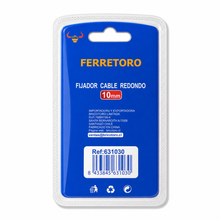 Fijadores Redondos para Cable  10 mm