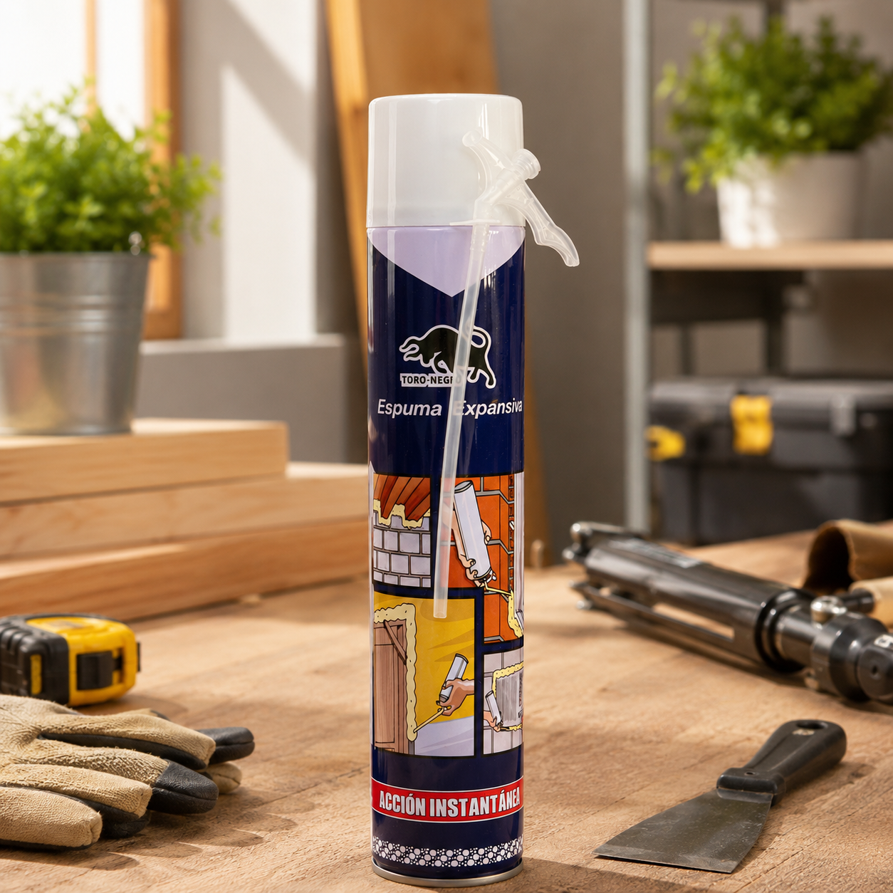 Pack de 3 Espumas Expansivas Toro Negro 750 ml