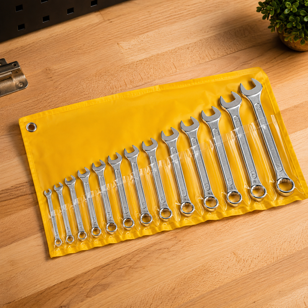 Juego de 14 Llaves Combinadas Métricas 6 a 24 mm con Estuche Organizador