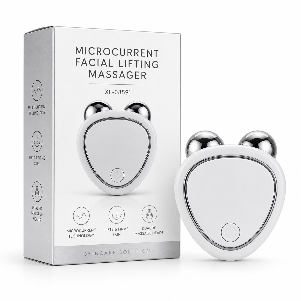 Rodillo Facial Microcorriente Rejuvenecimiento V - vista 3 del producto