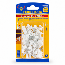 Grapas para Cable Ferretoro 7 mm Aprox. 53 Unidades
