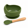 Bowl Con Cuchara De Silicona Para Bebé