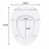Tapa Asiento Caída Lenta Wc Marca Yts Asiento De Baño Y00397