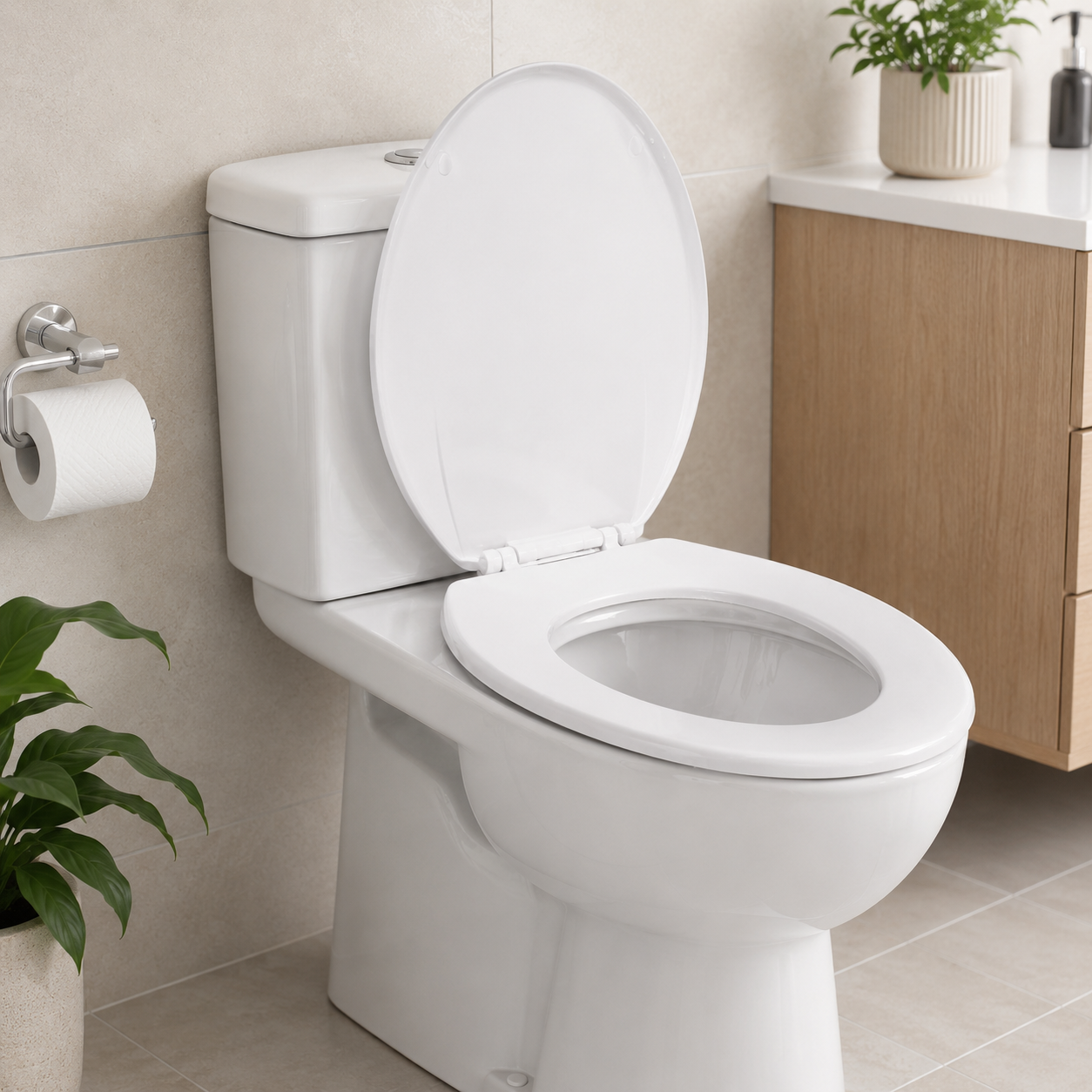Tapa Asiento Para Wc Blanca Universal Yts Baño Y00393 - vista 4 del producto