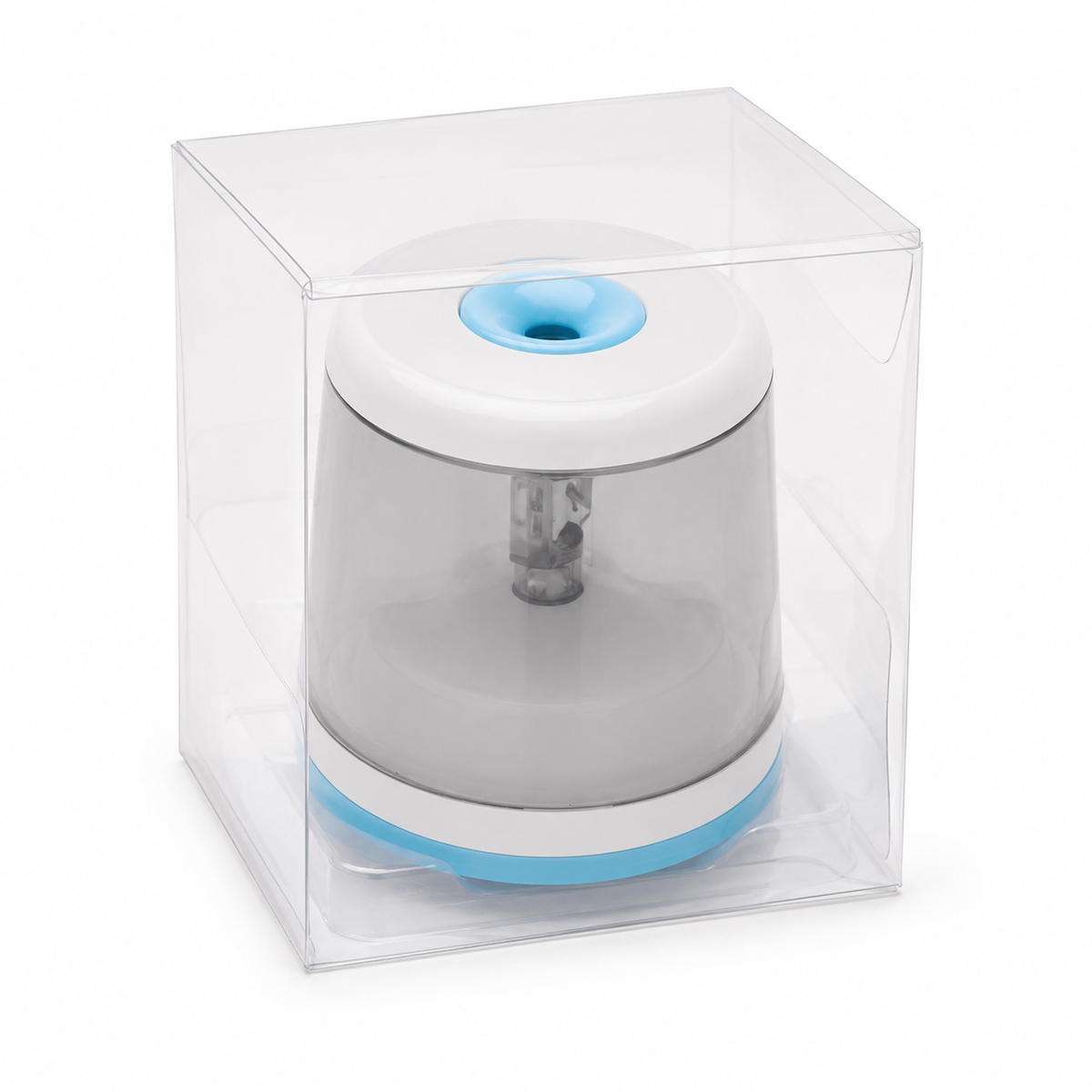 Sacapuntas Automático Eléctrico Pilas Hogar Oficina Simple 1 AZUL - vista 3 del producto