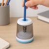 Sacapuntas Automático Eléctrico Pilas Hogar Oficina Simple 1 AZUL