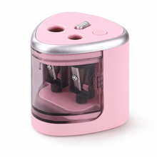 Sacapuntas Eléctrico De Doble Batería Para Lápices - variante ROSA