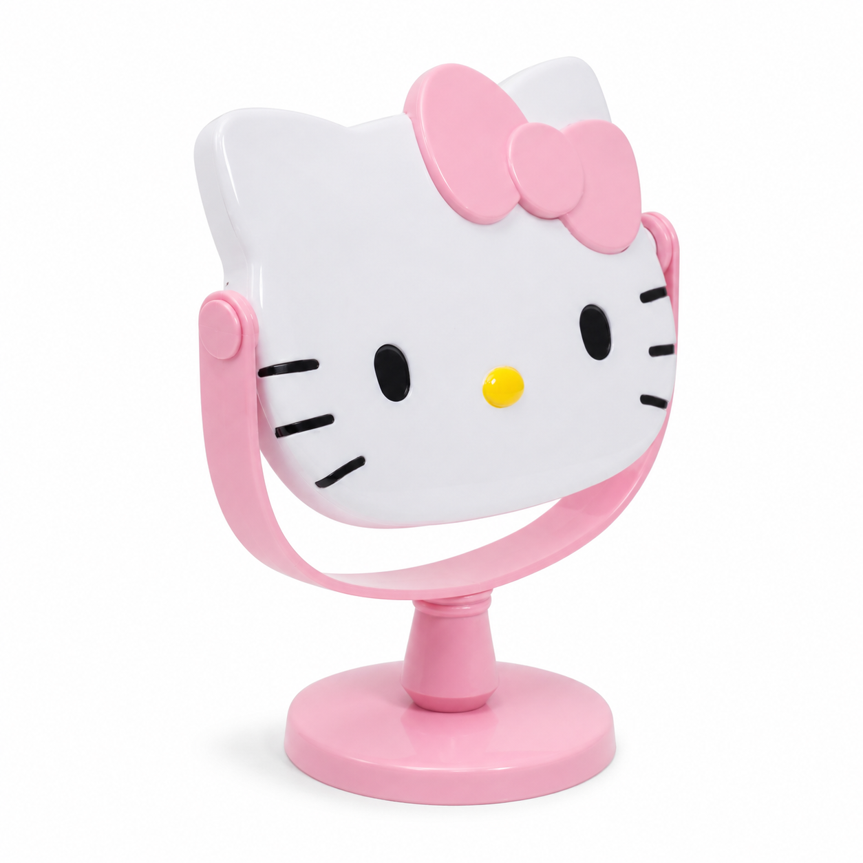 Espejo De Tocador Colección Hello Kitty Gatito Kawaii Marco - variante rosa