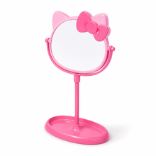 Espejo De Tocador De Hello Kitty Kawaii Niñas Doble Cara - variante rosa