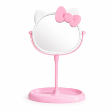 Espejo De Tocador De Hello Kitty Kawaii Niñas Doble Cara - variante Blanco