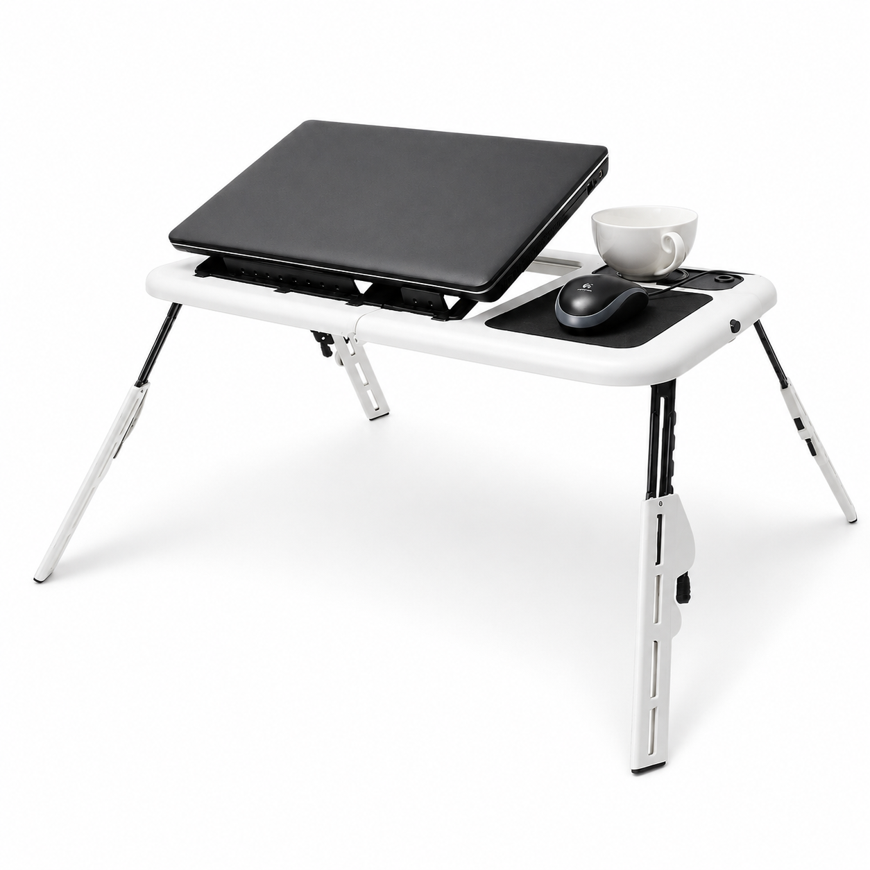 Mesa Portatil Para Notebook Netbook 2 Cooler Base Mouse Pad - imagen principal