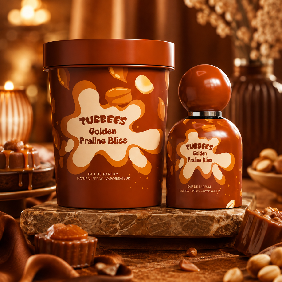 Perfume Tubbees Golden Praline Bliss  Parfum 50 ml