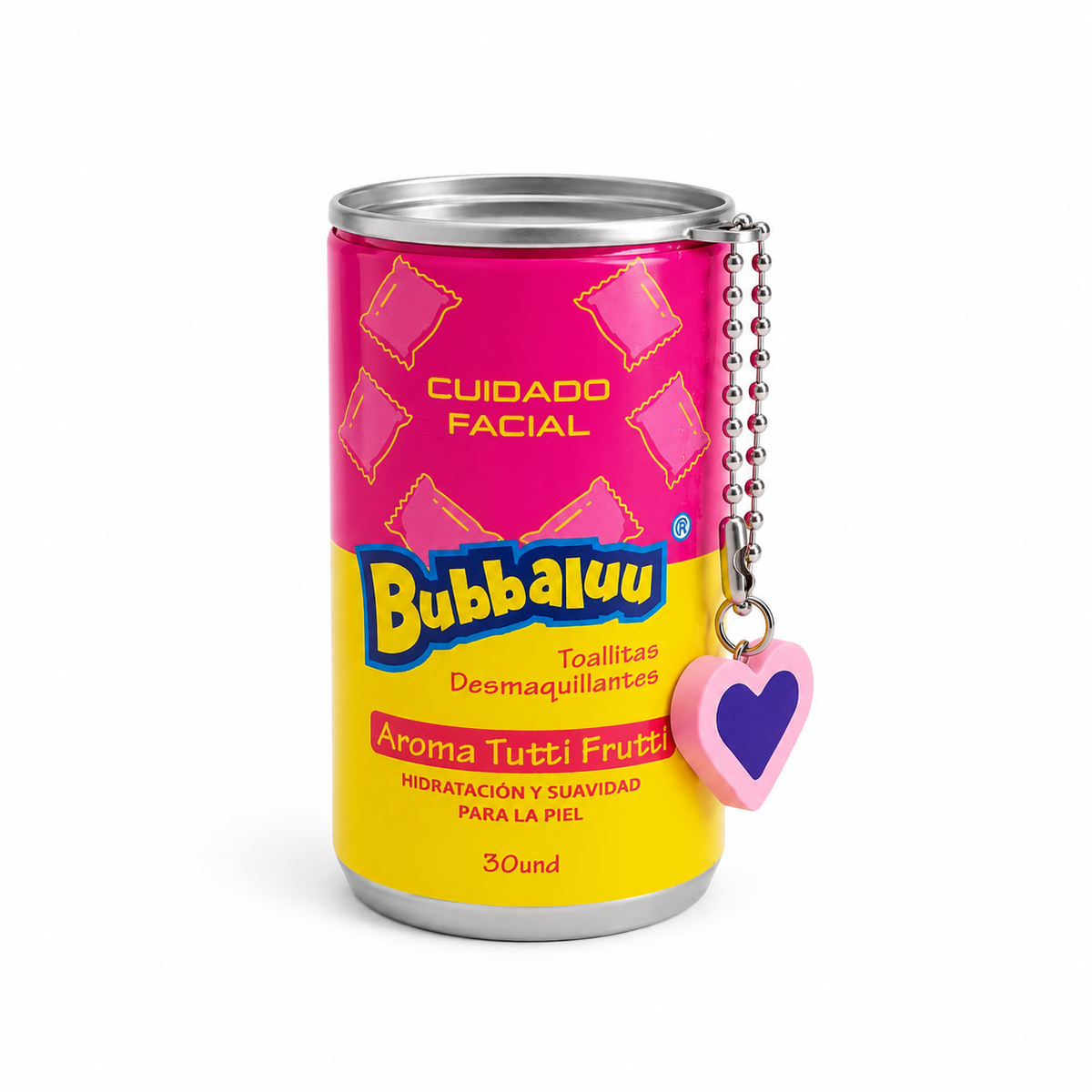 Toallitas Desmaquillantes Bubbaluu Tutti Frutti 30 Unidades