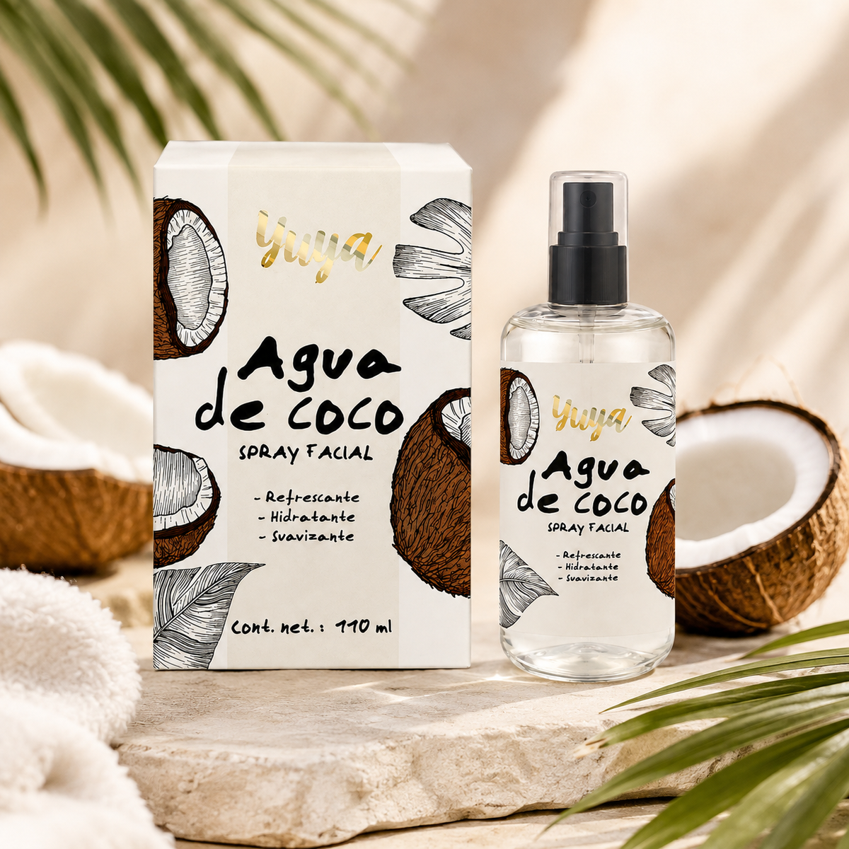 Spray Facial Yuya Agua de Coco 110 ml