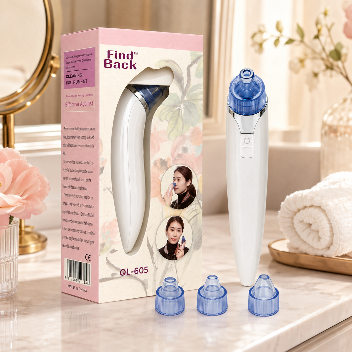 Limpiador Facial Eléctrico por Succión QL-605