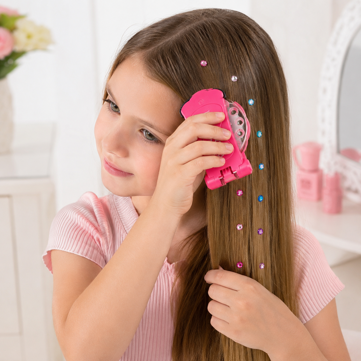 Maquina Para Aplicar Brillos En El Cabello