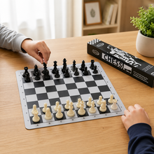 Tablero Ajedrez Profesional 35x35cm Enrollable Chess - vista 4 del producto