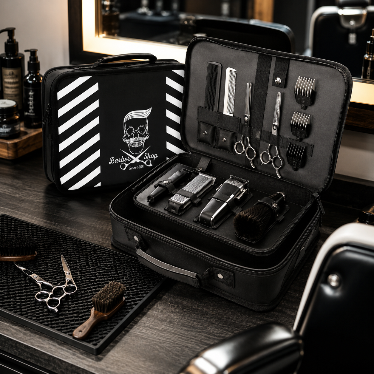 Maleta De Barbero Maletín Para Barbería Peluquería Chica - vista 4 del producto