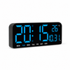 Reloj Despertador Luz Led Digital De Mesa Y Pared Mediano